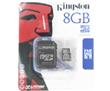 microSDHC 8GB Kingston Class 4 w/a (EU Blister)
